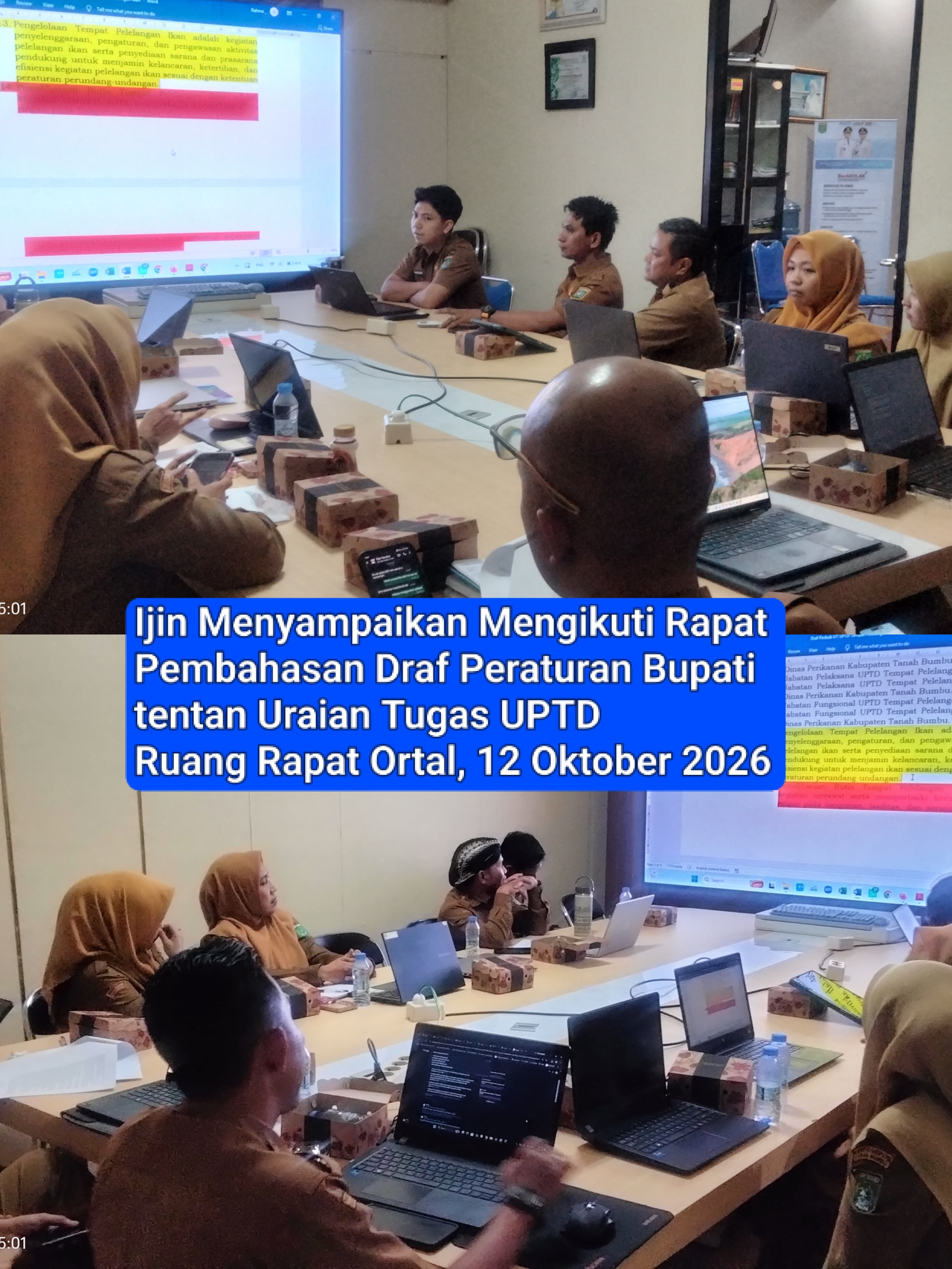 LAPORAN KEGIATAN BAGIAN PEMERINTAHAN
