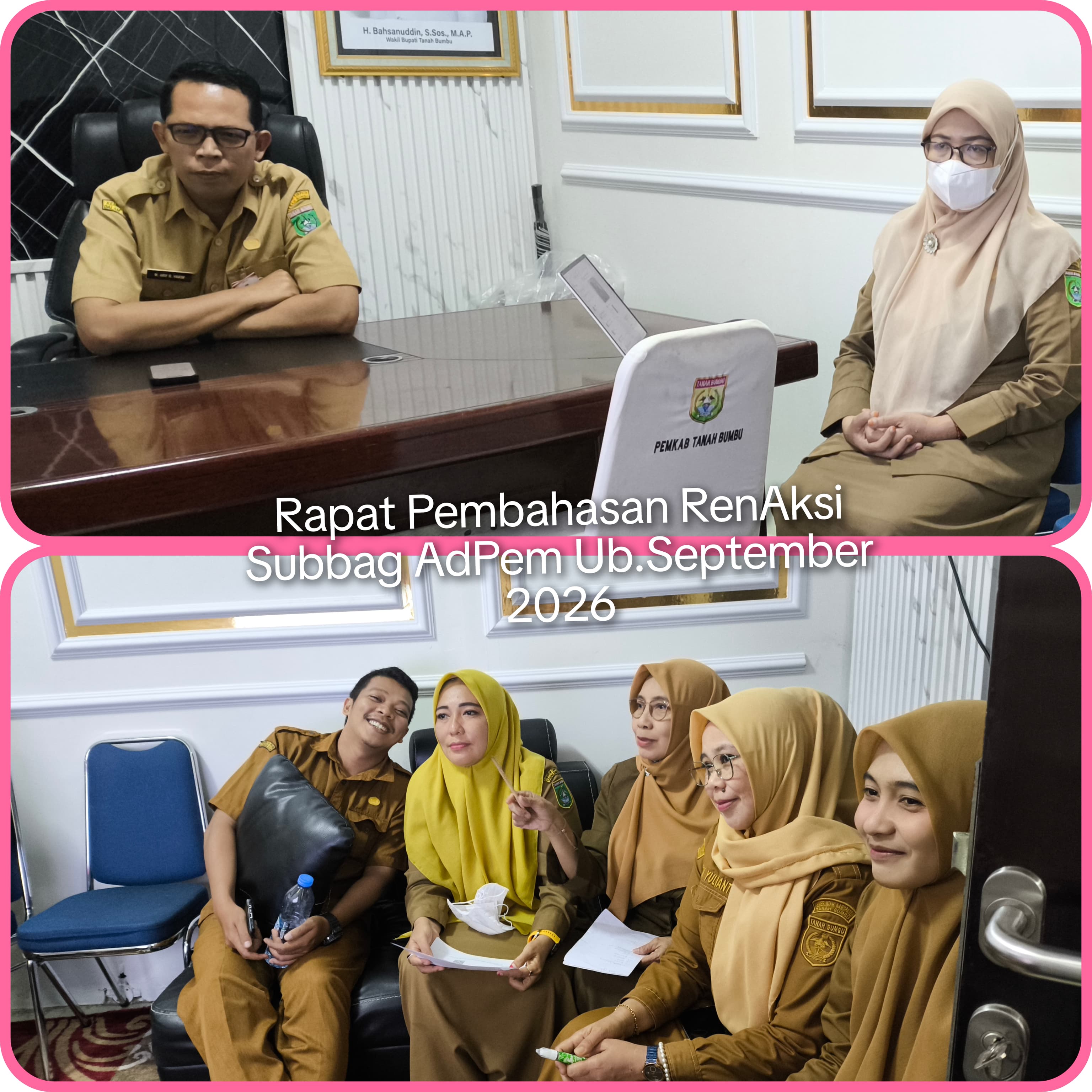 LAPORAN KEGIATAN BAGIAN PEMERINTAHAN