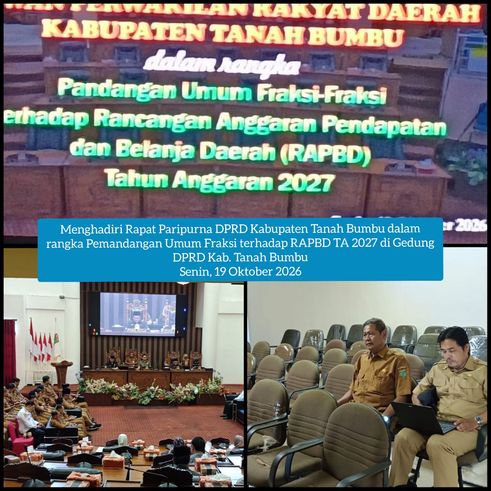 LAPORAN KEGIATAN BAGIAN PEMERINTAHAN